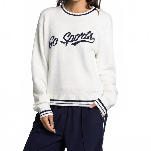 THREAD & SUPPLY Sweaters - NEW THREAD & SUPPLY go sports sweater in white